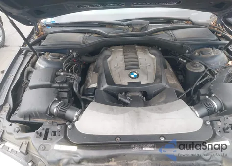 2006 BMW 750I из США, поврежденный, VIN WBAHL83536DT01280